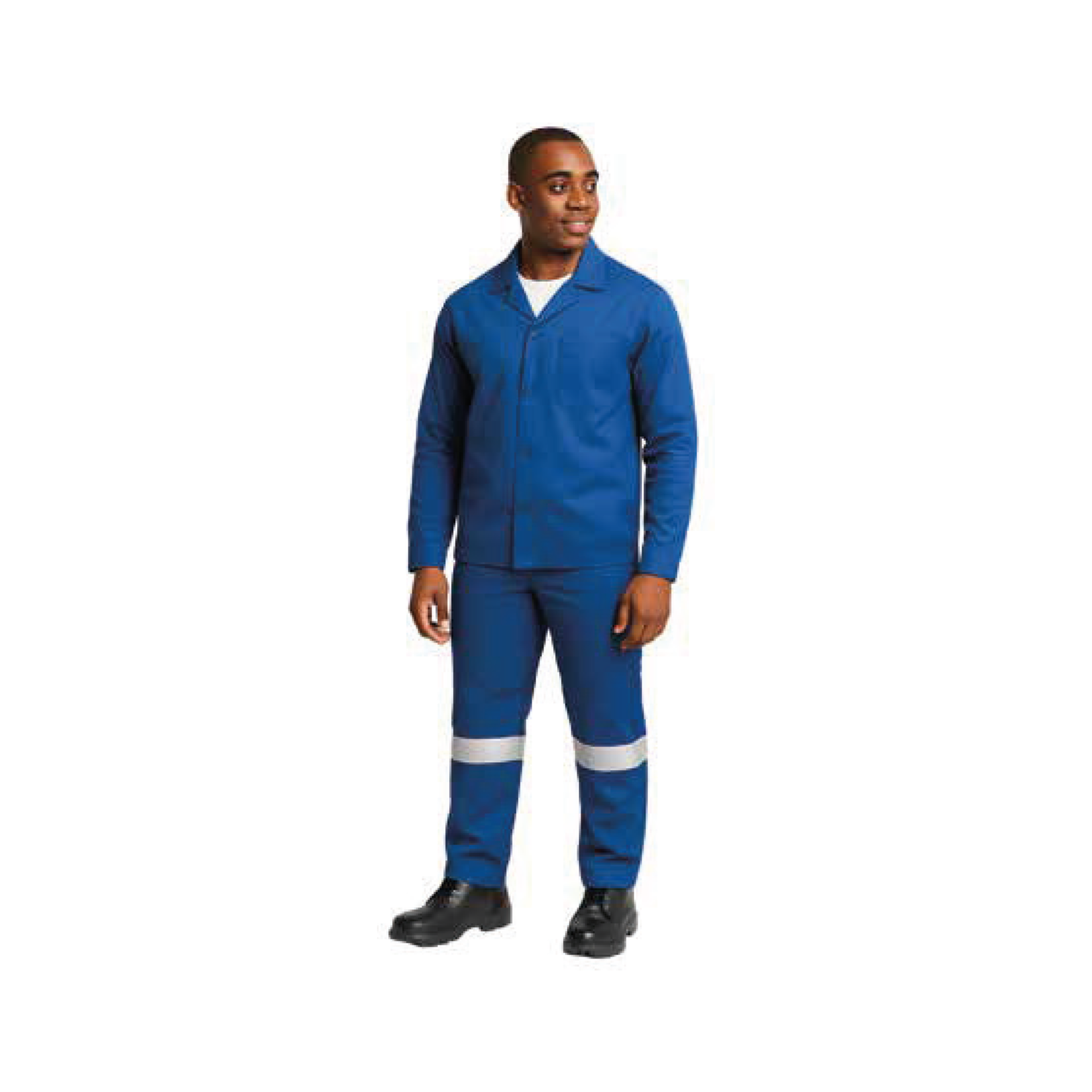 CALÇA DE TRABALHO EXECUTIVA COM 1 FAIXA REFLECTORA