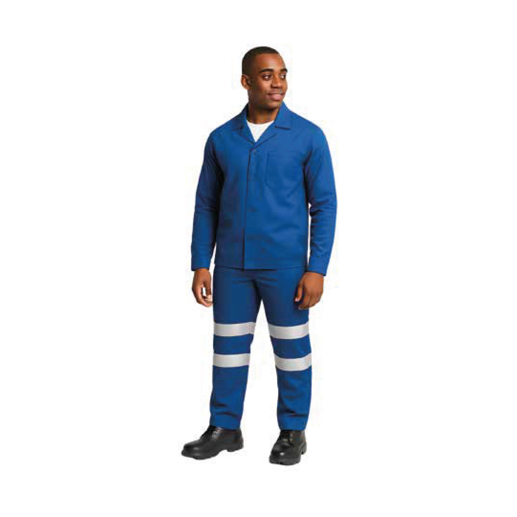 CALÇA DE TRABALHO EXECUTIVA 
COM 2 FAIXAS REFLECTORAS