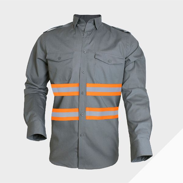 CAMISA MANGA COMPRIDA COM FAIXAS REFLETORAS